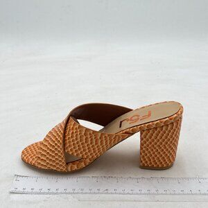 FSJ Womens Orange Perette Slide